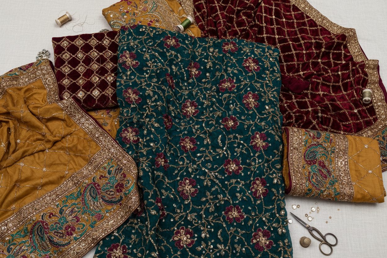 Embroidered  collection