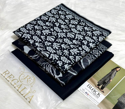 3 piece Lawn Suit with Voil Lawn Printed Dupatta