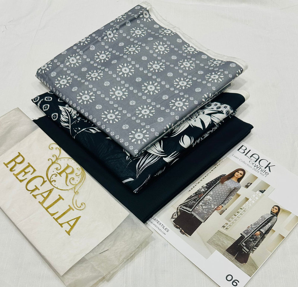 3 piece Lawn Suit with Voil Lawn Printed Dupatta