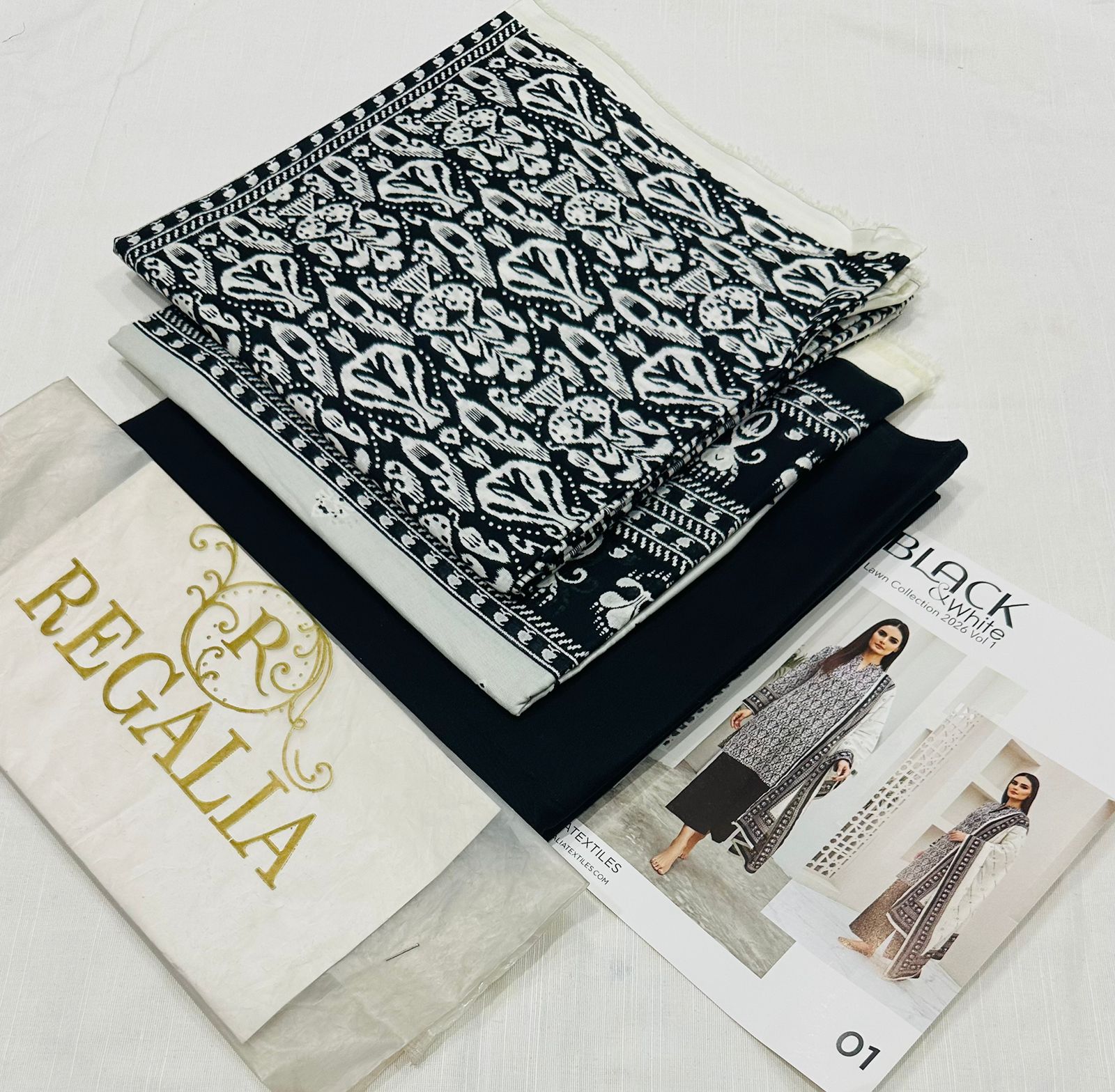 3 piece Lawn Suit with Voil Lawn Printed Dupatta